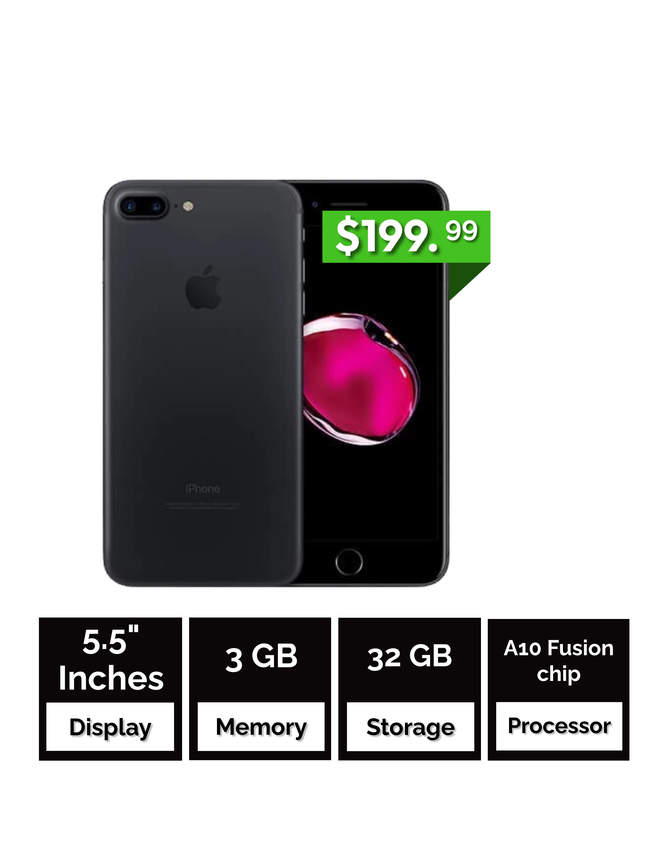 Apple iPhone 7 plus - 32GB - Unlocked