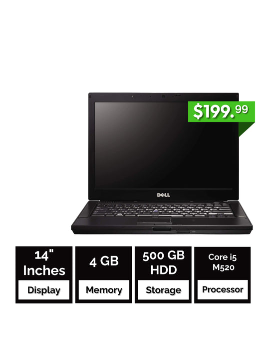 Dell Latitude E6410 - 14 inch - Core i5 M520 - 4GB RAM - 500GB HDD