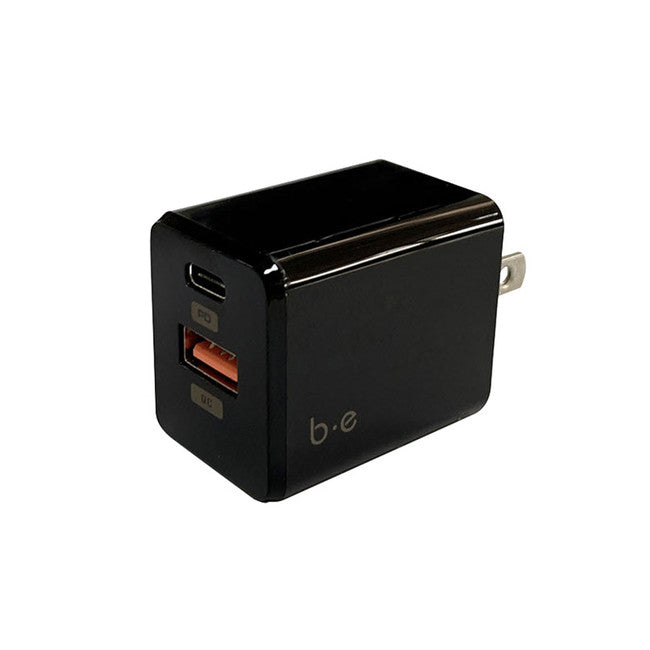 Wall Charger Dual USB-C 20W PD and USB A
