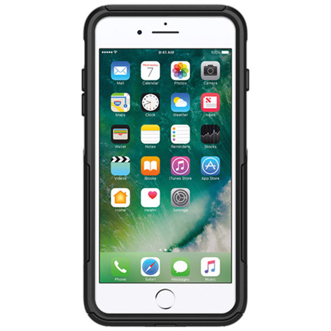 Otterbox - Commuter Protective Case Black for iPhone 8 Plus /7 Plus