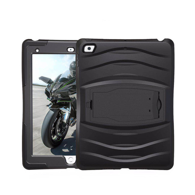 Shock Wave Case with Stand Black for iPad 9.7 2018