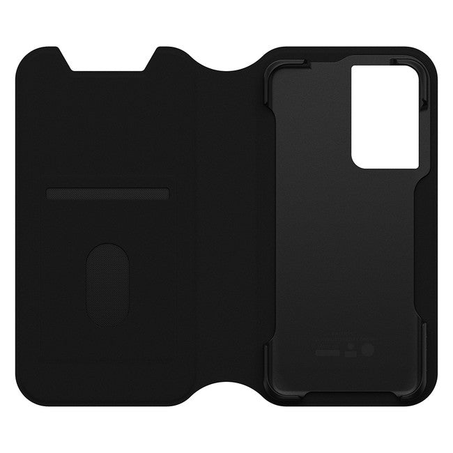 Otterbox - Strada Via PU Leather Folio Black Night for Samsung Galaxy S21