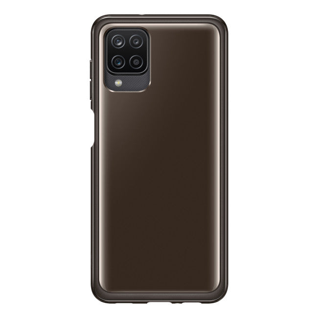 Soft Clear Cover Black for Samsung Galaxy A12