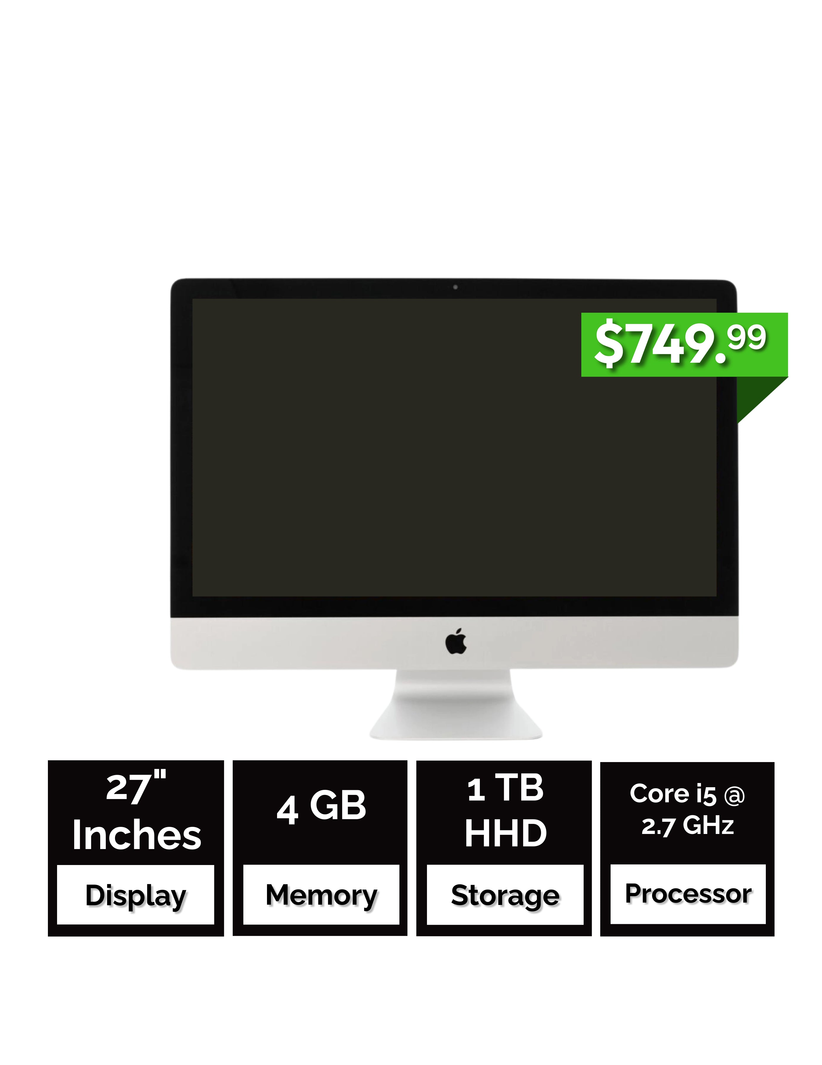 少し豊富な贈り物 2013 iMac late Apple i5 1TB 32GB 27インチ Mac