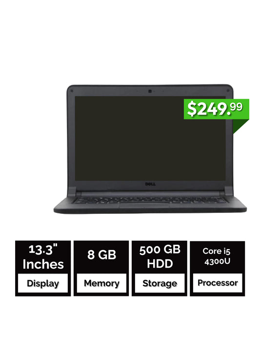 Dell Latitude 3340 - Core i5 - 4300U - 8GB RAM - 500GB HDD