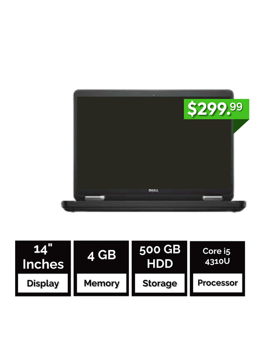 Dell Latitude E5440 - 14 inch - Core i5 4310U - 4GB RAM - 500GB HDD
